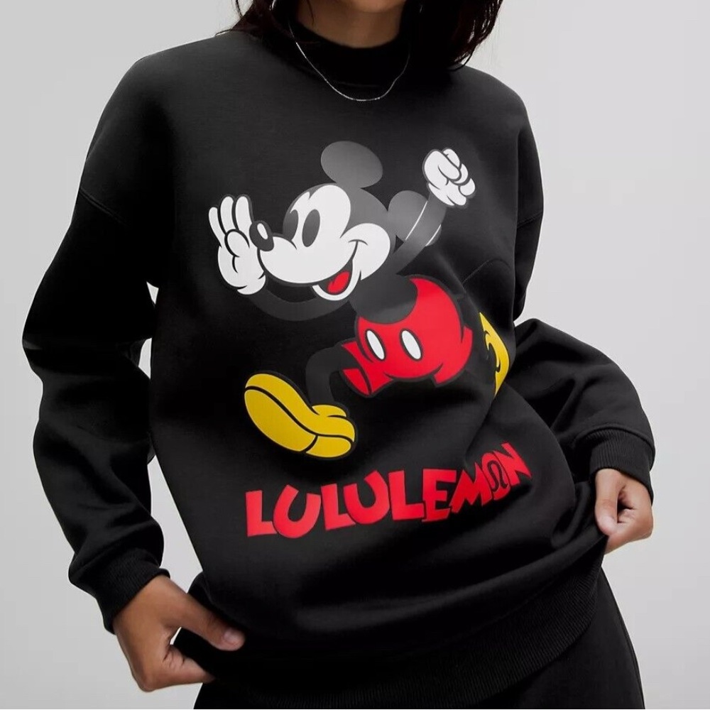 Lululemon Black Mickey Sweatshirt